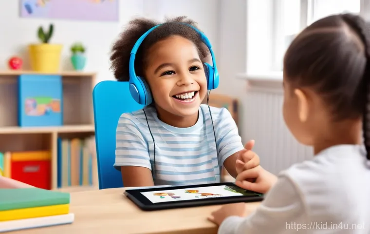 발음 교정 놀이 활동 - **Prompt 2: Fun Mirror Pronunciation Practice with Parent**
    A heartwarming and engaging image of...